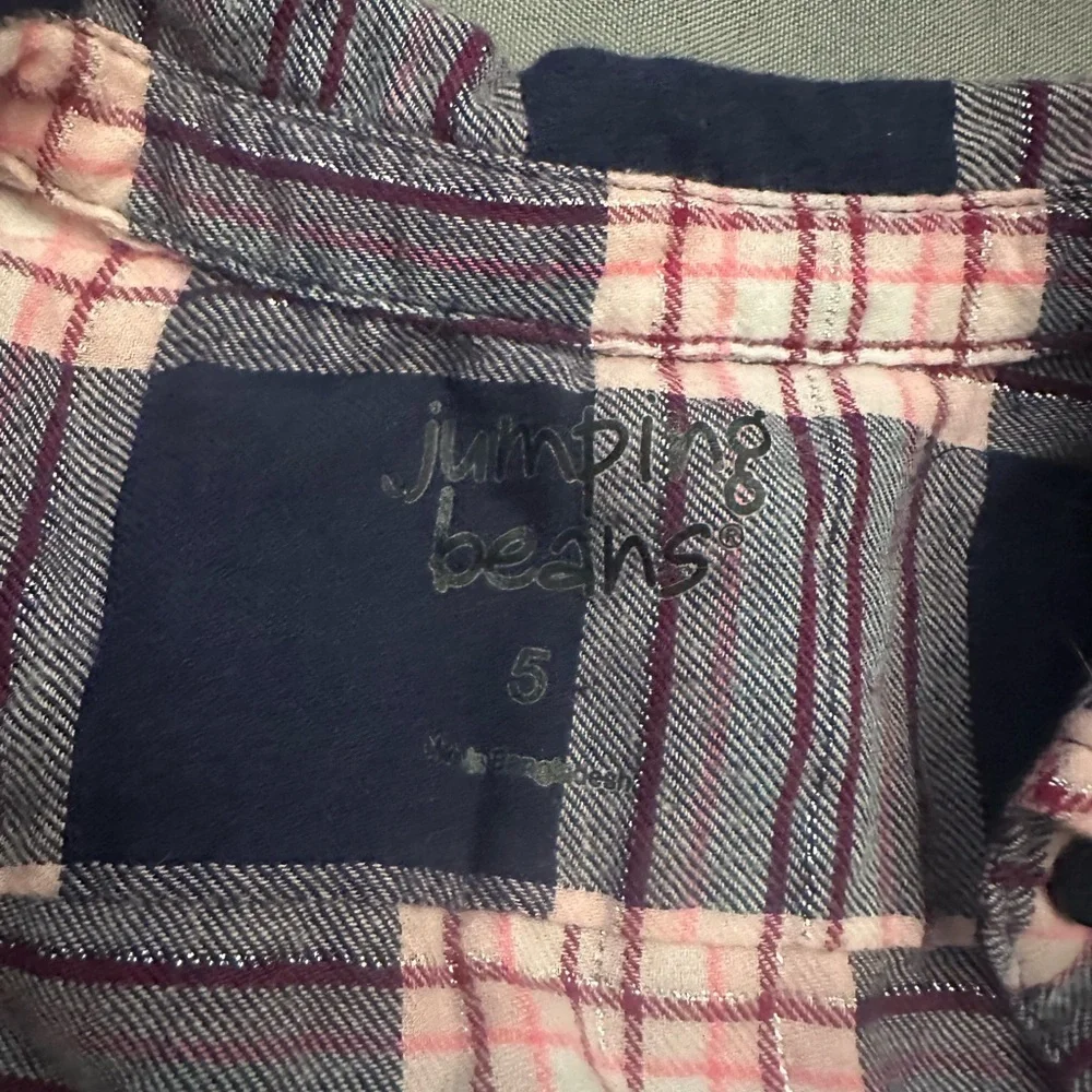 Jumping Beans Pink and Navy Plaid Shirt